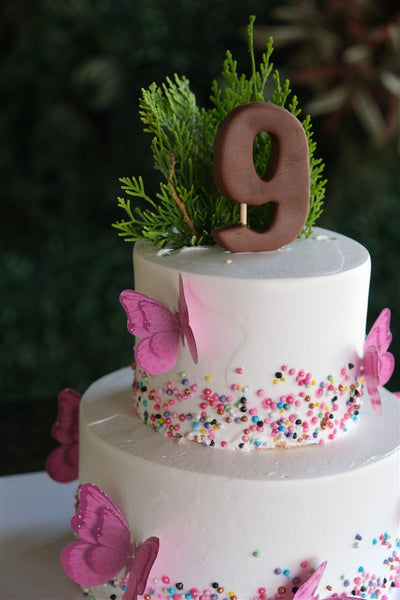 Butik Katlı Çam Ağaçlı Ganaj Pasta