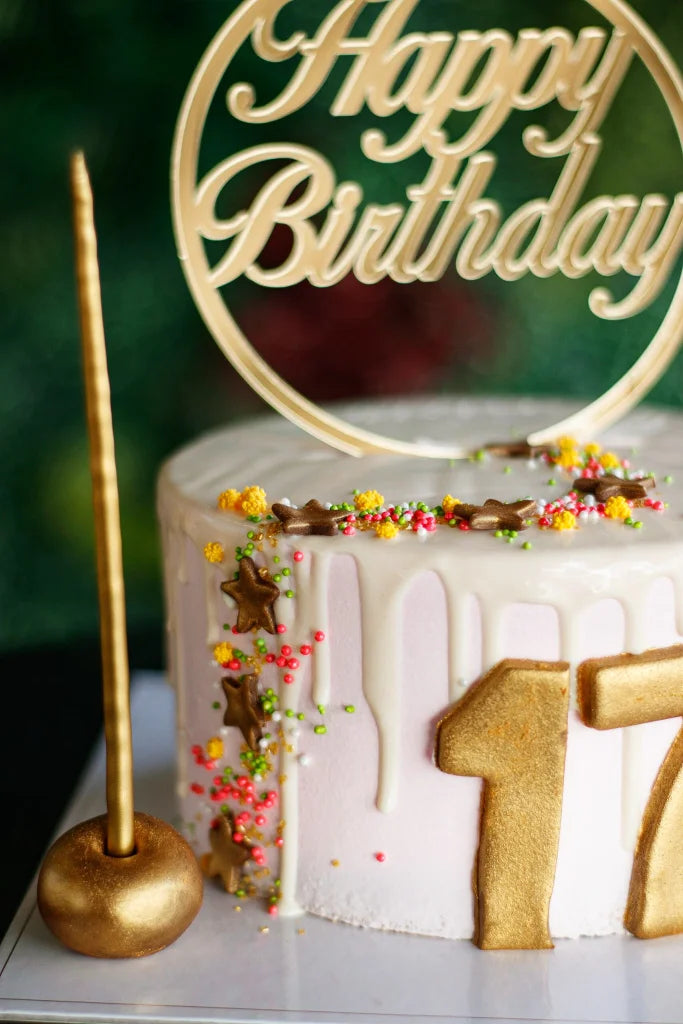 Butik Buttercream Damlayan Doum Günü Pastas