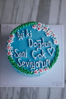 Butik Motto Çiçek Lemeli Pasta